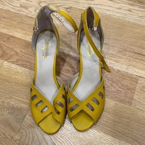 Yellow Seychelles Heels